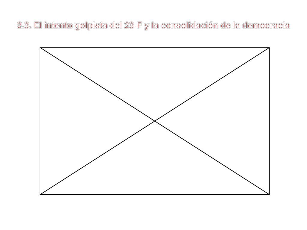 2.3. El intento golpista del 23-F y la consolidación de la democracia