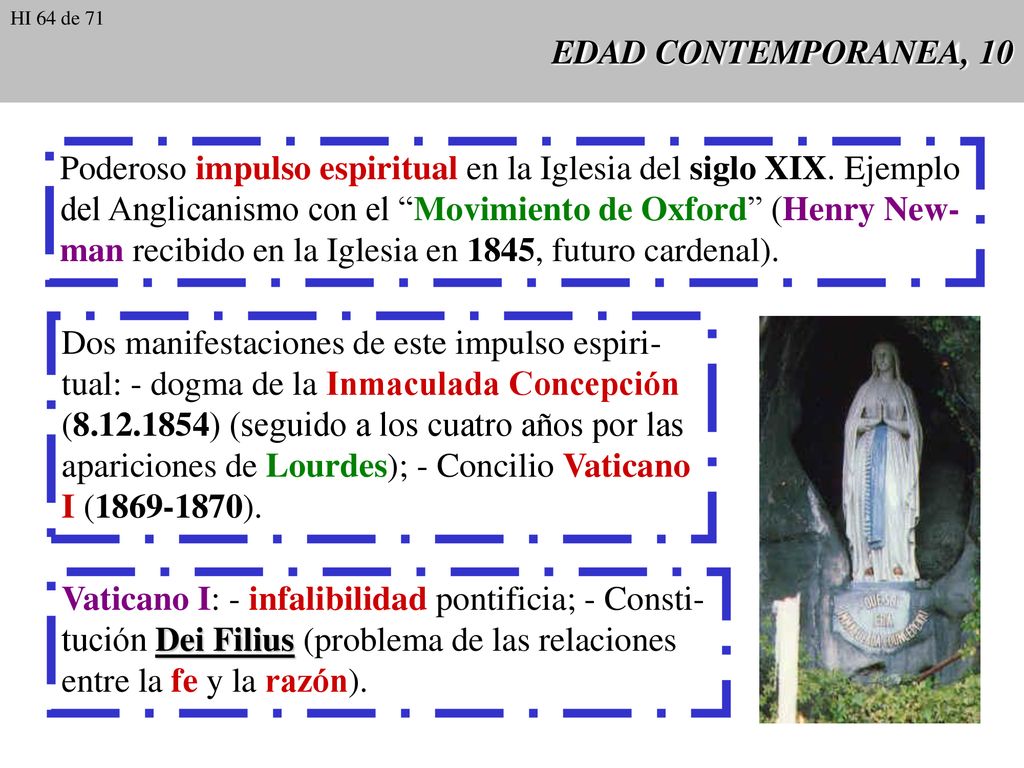 Poderoso impulso espiritual en la Iglesia del siglo XIX. Ejemplo