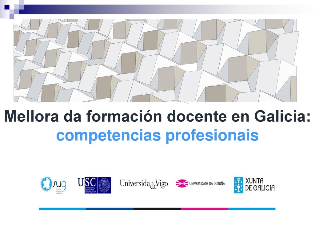 Mellora da formación docente en Galicia: competencias profesionais