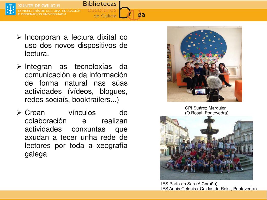 Incorporan a lectura dixital co uso dos novos dispositivos de lectura.