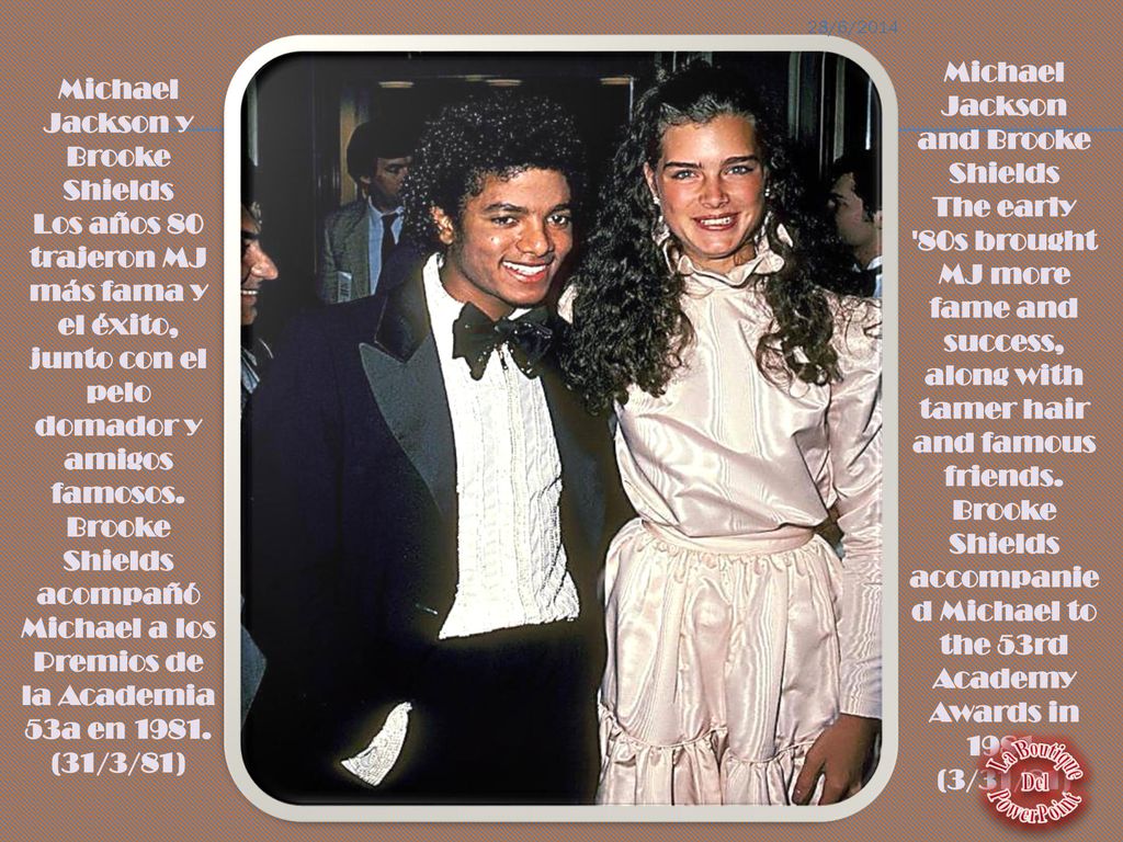 Michael Jackson and Brooke Shields Michael Jackson y Brooke Shields