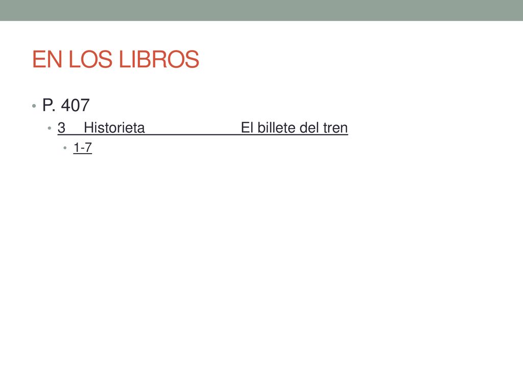 EN LOS LIBROS P Historieta El billete del tren 1-7