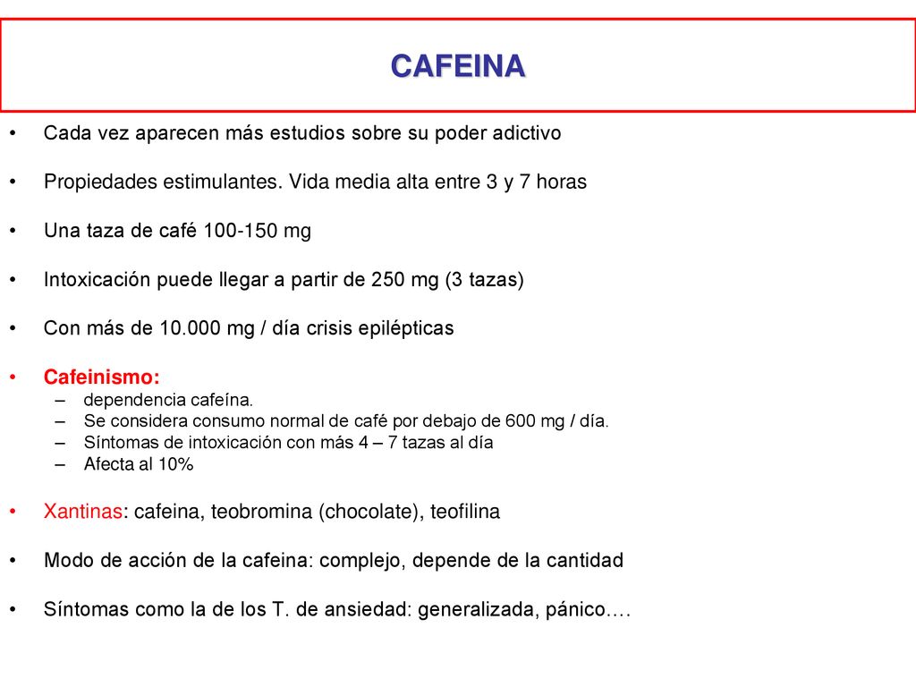 CAFEINA Cada vez aparecen más estudios sobre su poder adictivo