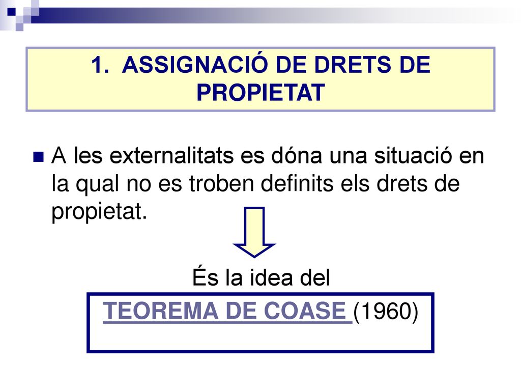 1. ASSIGNACIÓ DE DRETS DE PROPIETAT