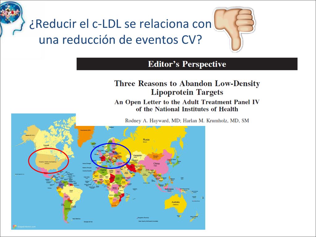En 2013 surgen las guias de la American College of Cardiology/American Heart Association: no se debe tratar según objetivos de reducción de c-LDL, sino valorar el riesgo y establecer la pertenencia del paciente a una de estas 4 categorías: