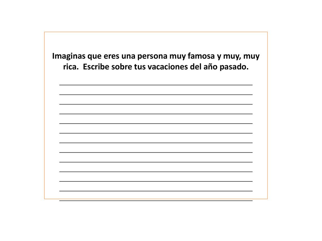 Imaginas que eres una persona muy famosa y muy, muy rica