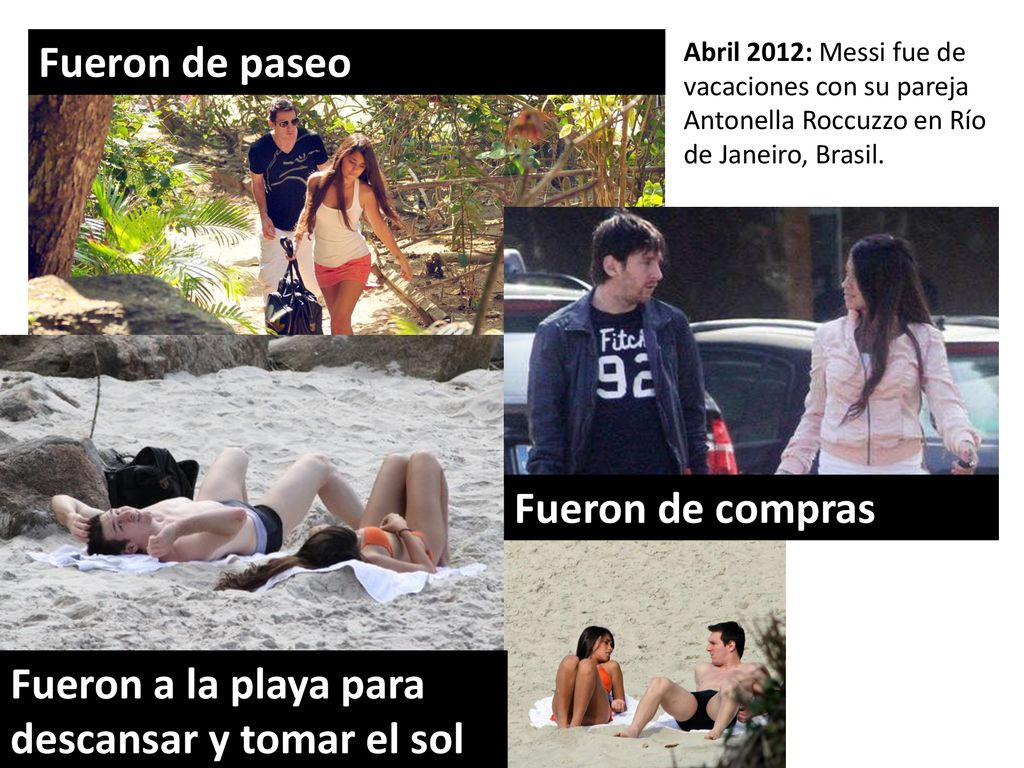 Fueron a la playa para descansar y tomar el sol