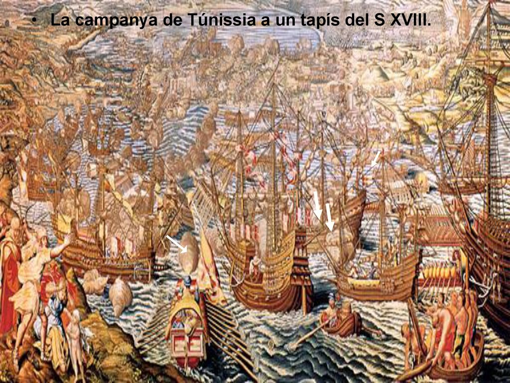La campanya de Túnissia a un tapís del S XVIII.