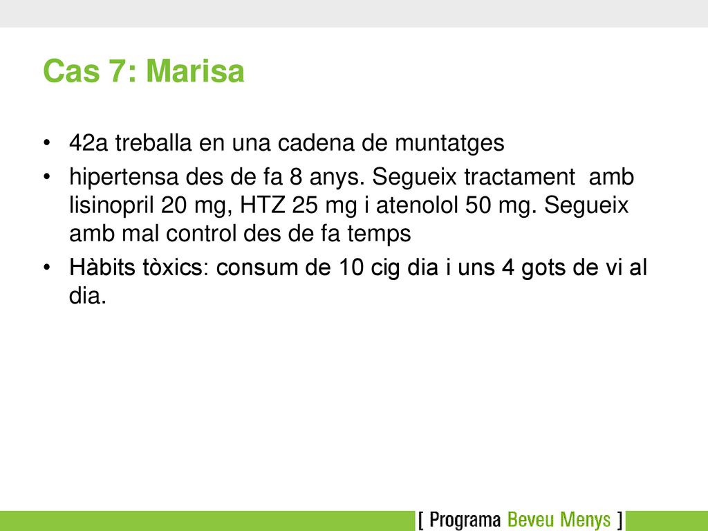 Cas 7: Marisa 42a treballa en una cadena de muntatges