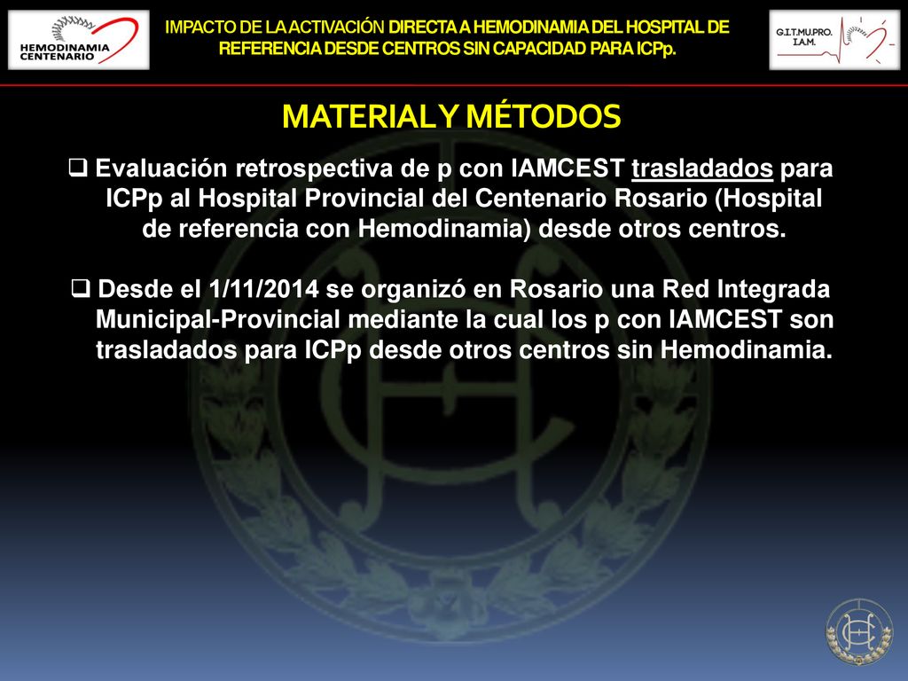 IMPACTO DE LA ACTIVACIÓN DIRECTA A HEMODINAMIA DEL HOSPITAL DE