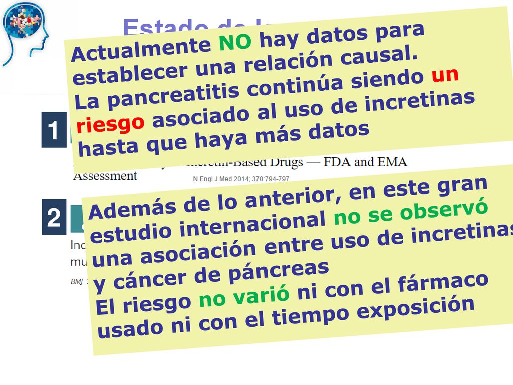 Estado de la cuestión… Actualmente NO hay datos para establecer una relación causal.
