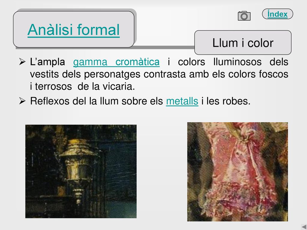 Anàlisi formal Llum i color