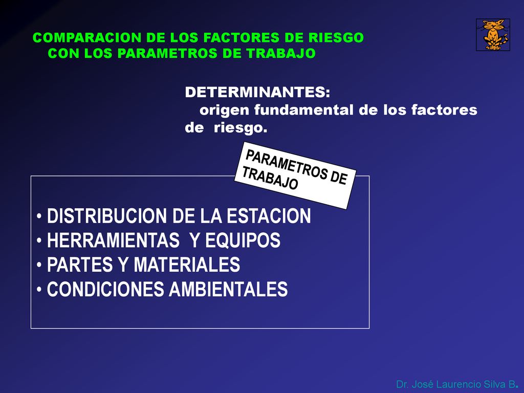 DISTRIBUCION DE LA ESTACION HERRAMIENTAS Y EQUIPOS PARTES Y MATERIALES