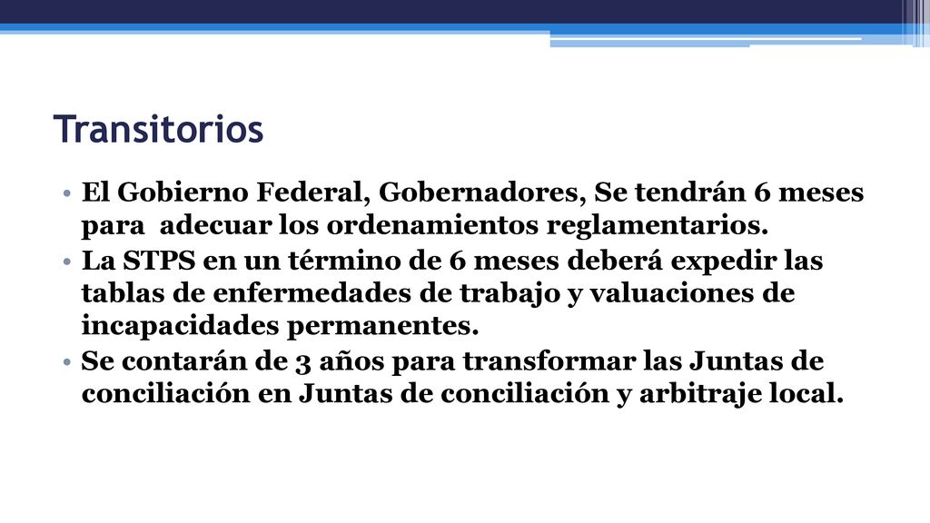 Transitorios El Gobierno Federal, Gobernadores, Se tendrán 6 meses para adecuar los ordenamientos reglamentarios.