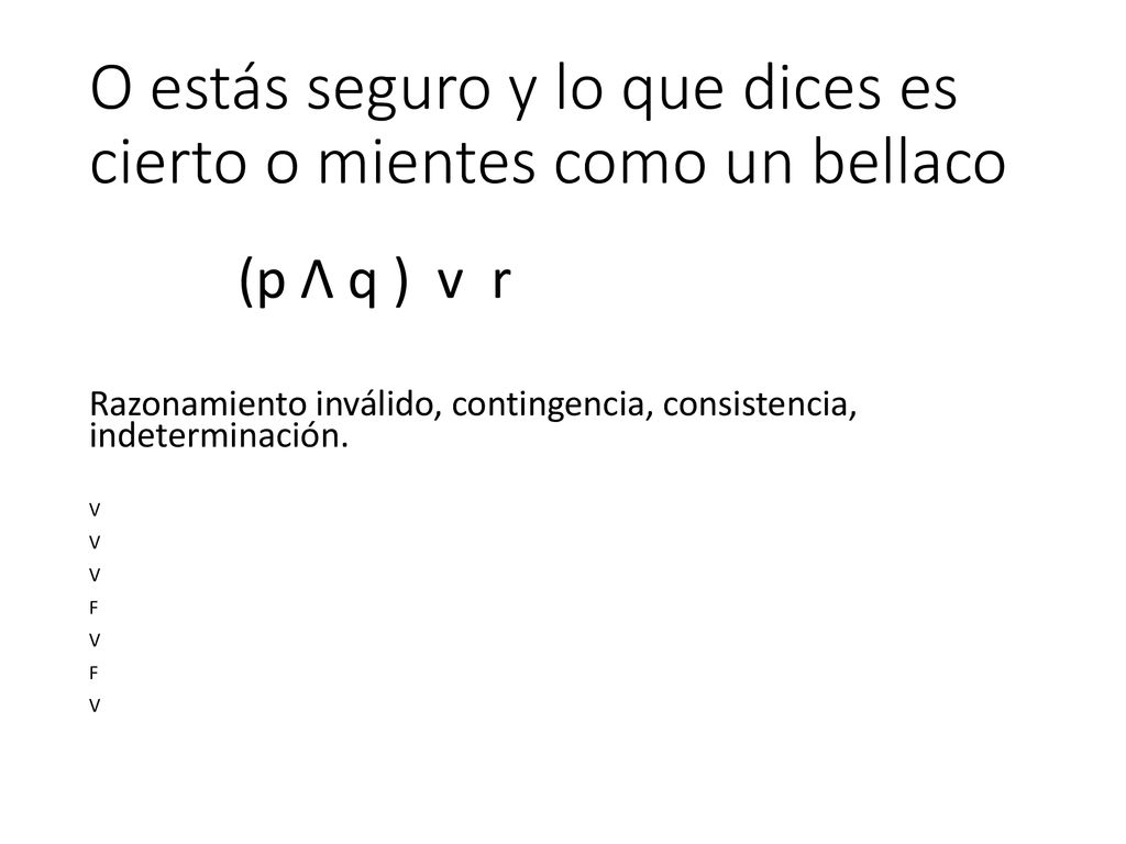 O estás seguro y lo que dices es cierto o mientes como un bellaco