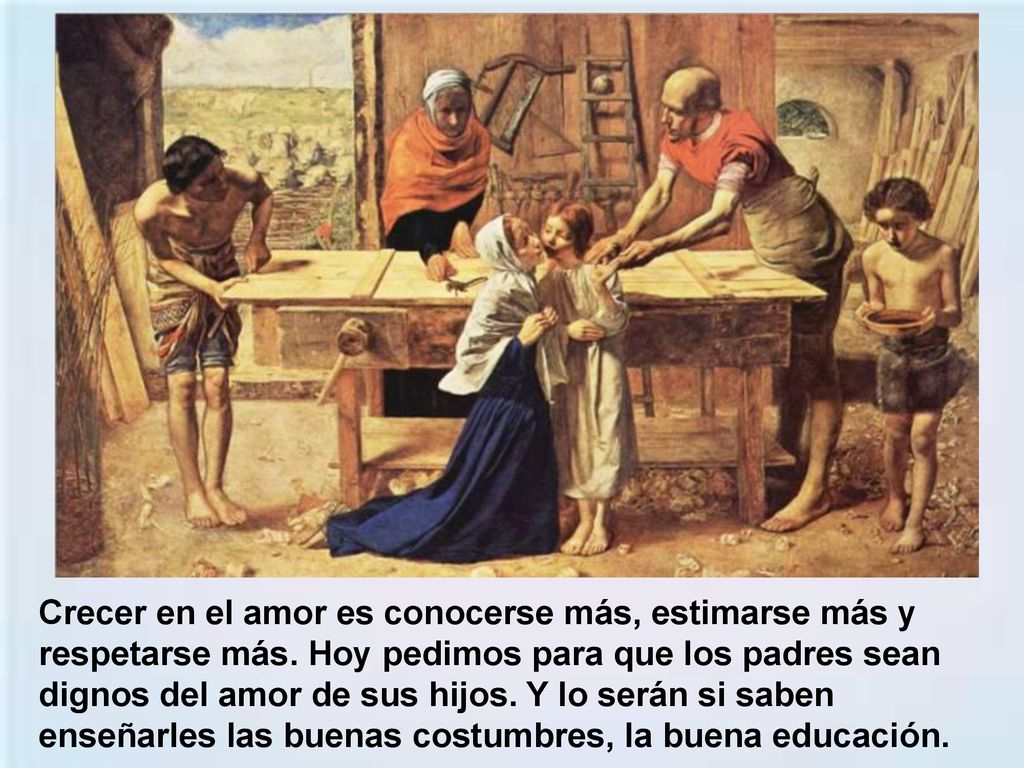 Crecer en el amor es conocerse más, estimarse más y respetarse más