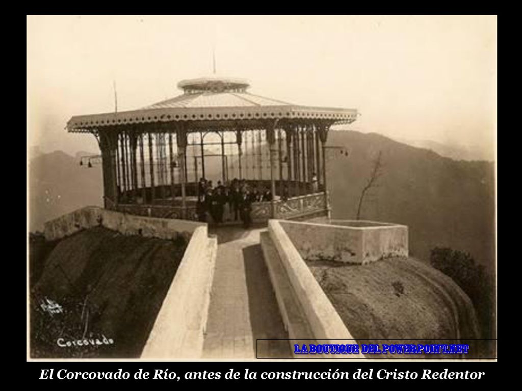 El Corcovado de Río, antes de la construcción del Cristo Redentor