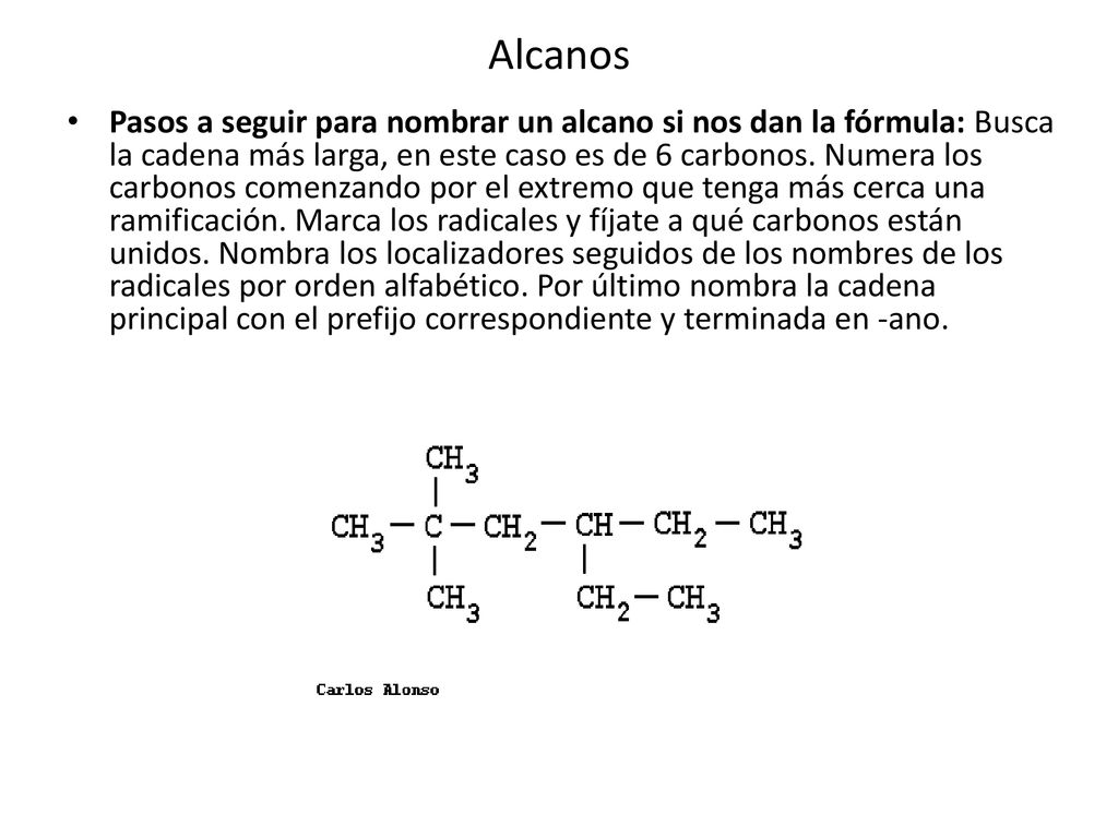 Alcanos