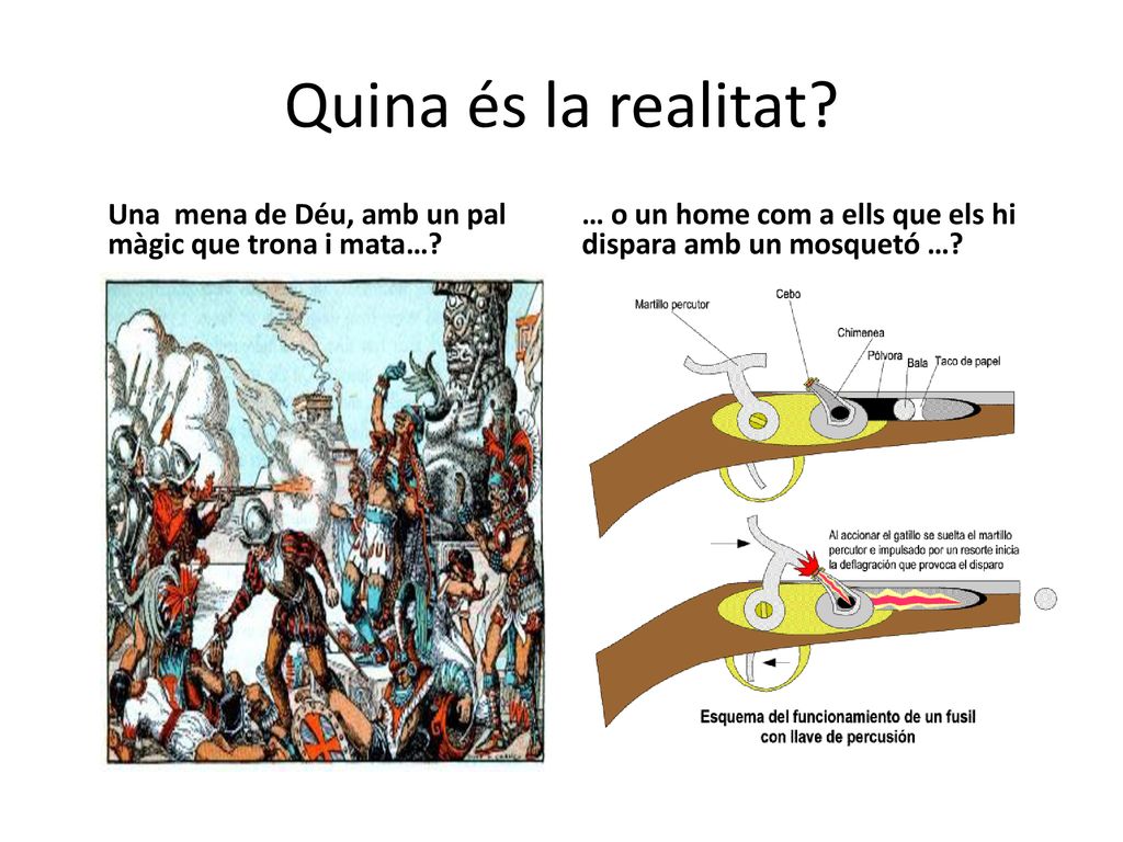 Quina és la realitat. Una mena de Déu, amb un pal màgic que trona i mata….