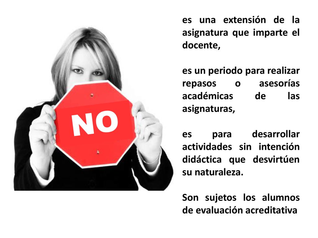 NO es una extensión de la asignatura que imparte el docente,