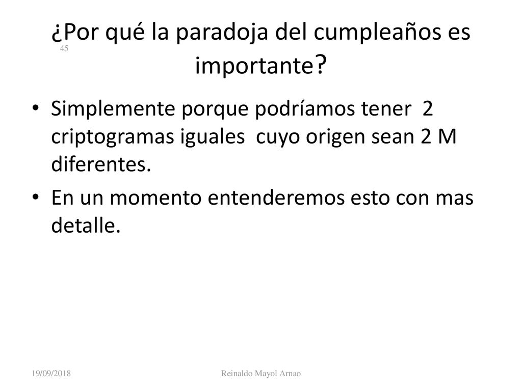 ¿Por qué la paradoja del cumpleaños es importante