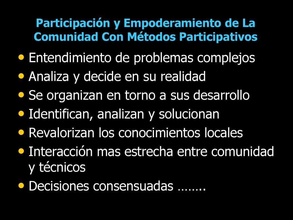 Entendimiento de problemas complejos Analiza y decide en su realidad
