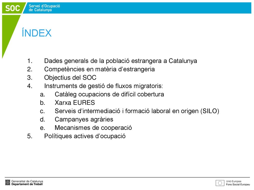 Jornada sobre Immigració: gestió actual i perspectives de futur