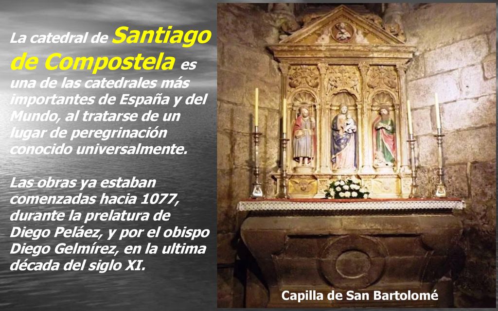 La catedral de Santiago de Compostela es una de las catedrales más importantes de España y del Mundo, al tratarse de un lugar de peregrinación conocido universalmente.