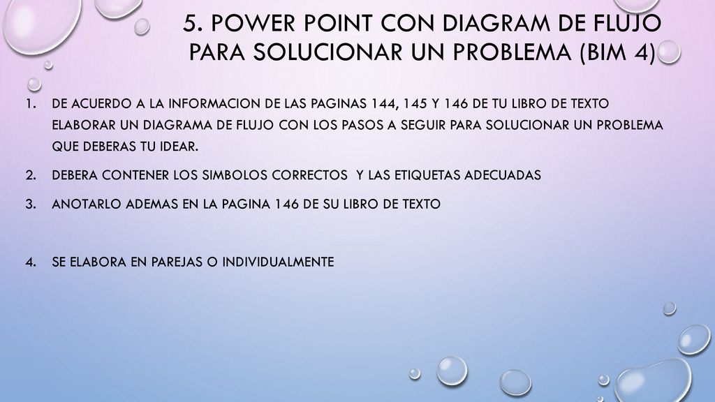 5. power point con diagram de flujo para solucionar un problema (bim 4)