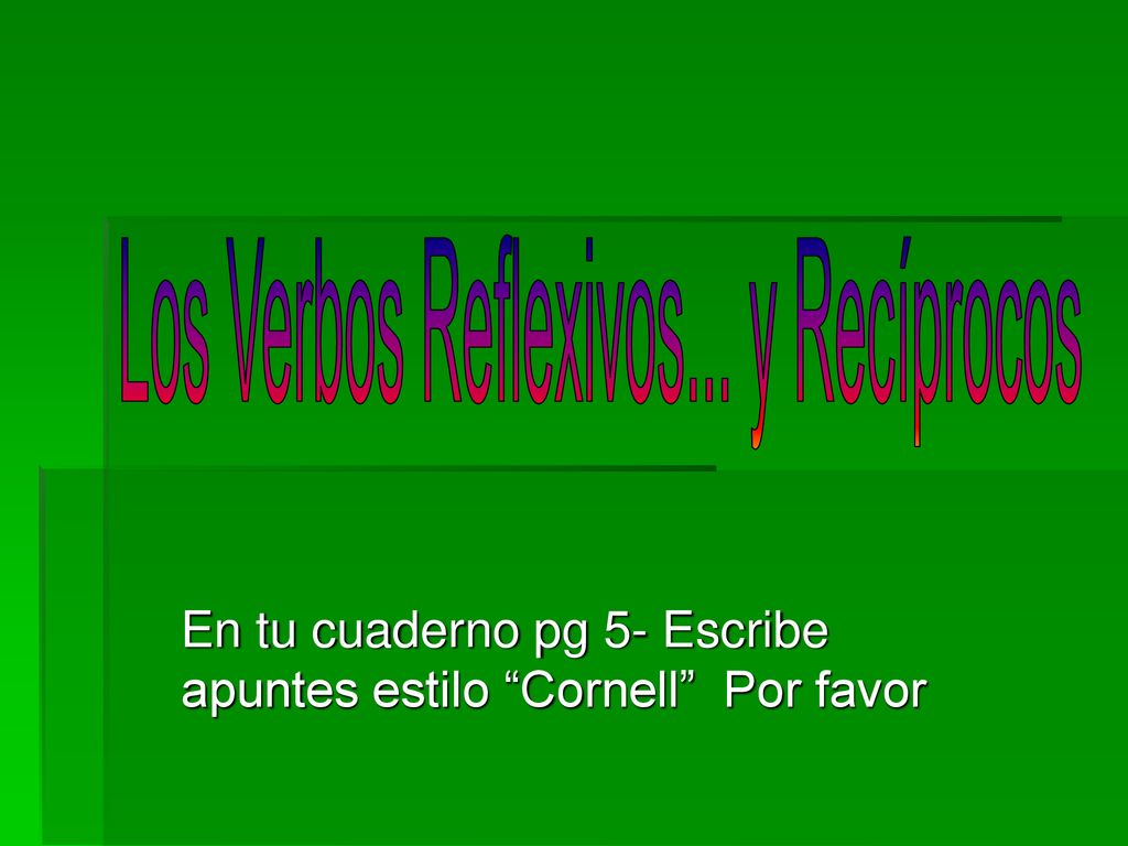 En tu cuaderno pg 5- Escribe apuntes estilo Cornell Por favor