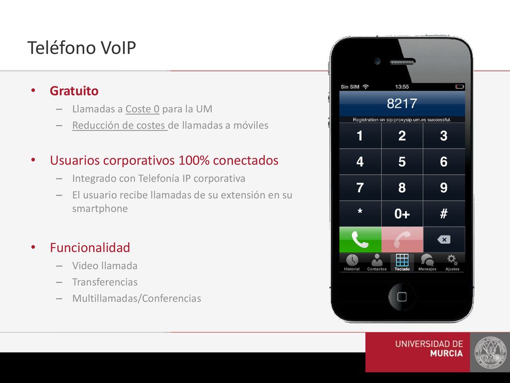 Teléfono VoIP Gratuito Usuarios corporativos 100% conectados