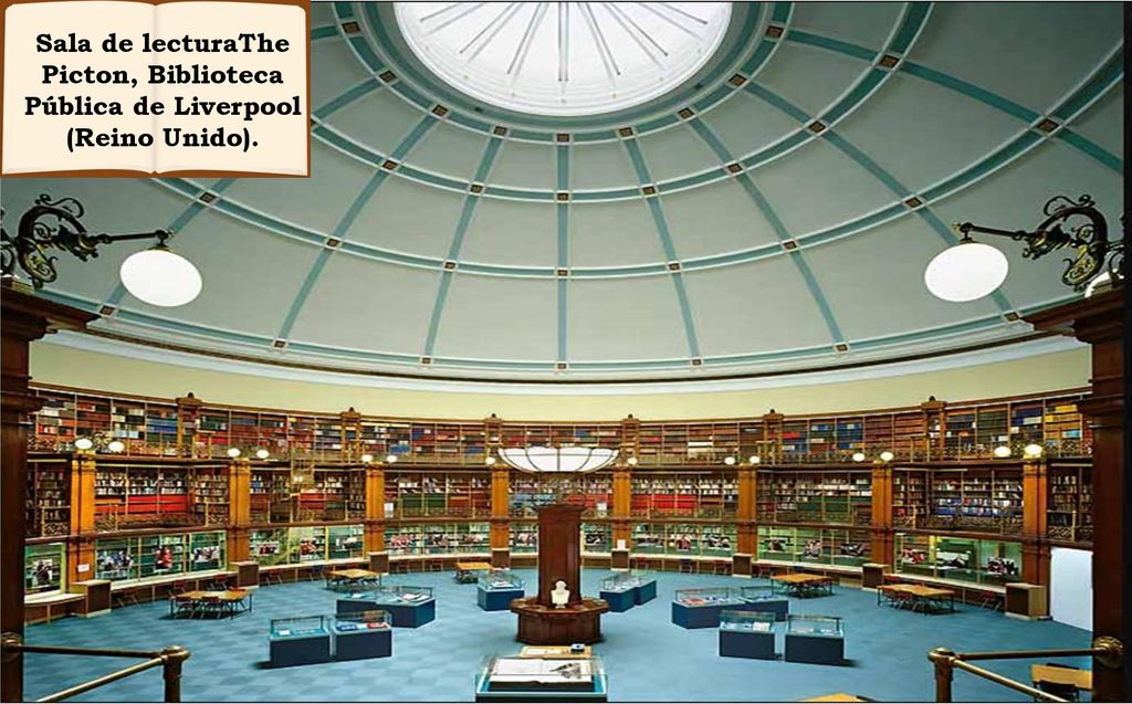 Sala de lecturaThe Picton, Biblioteca Pública de Liverpool (Reino Unido).