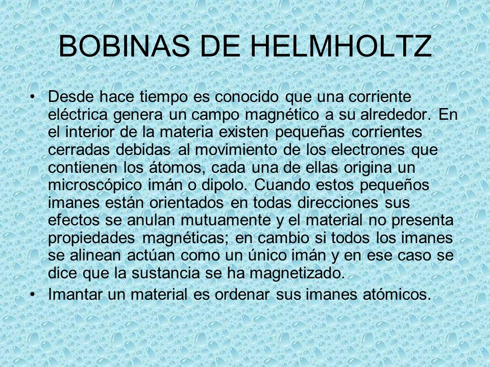 BOBINAS DE HELMHOLTZ
