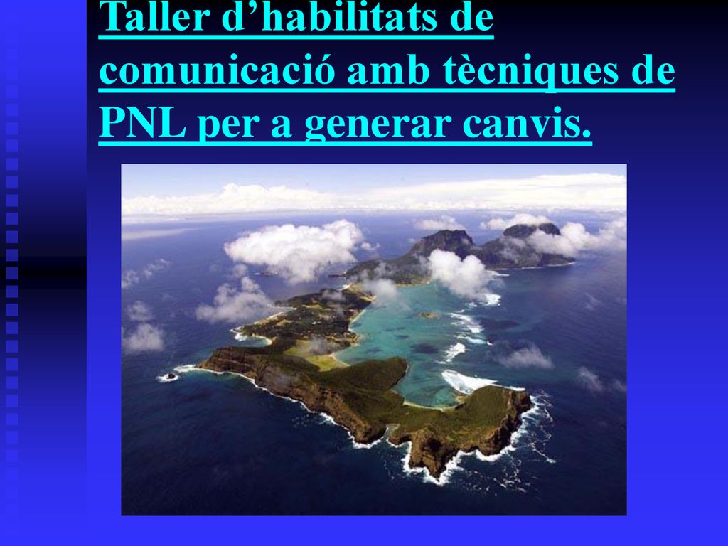Taller d’habilitats de comunicació amb tècniques de PNL per a generar canvis.