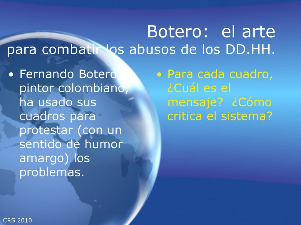 Botero: el arte para combatir los abusos de los DD.HH.