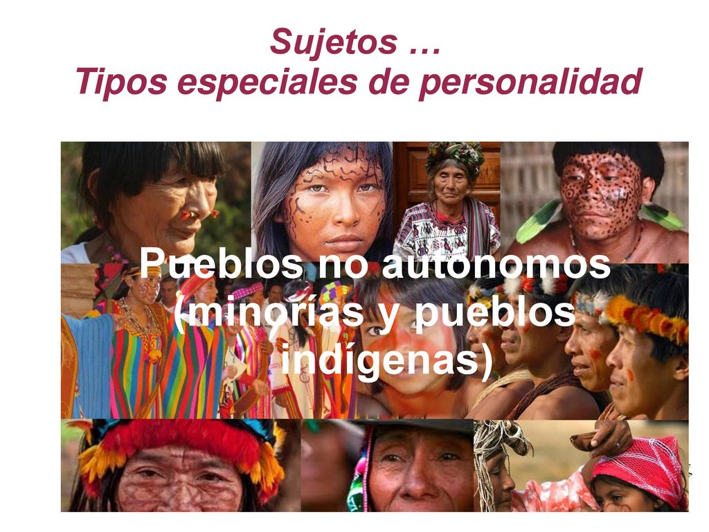 Sujetos … Tipos especiales de personalidad