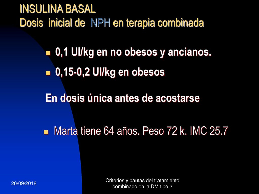Criterios y pautas del tratamiento combinado en la DM tipo 2