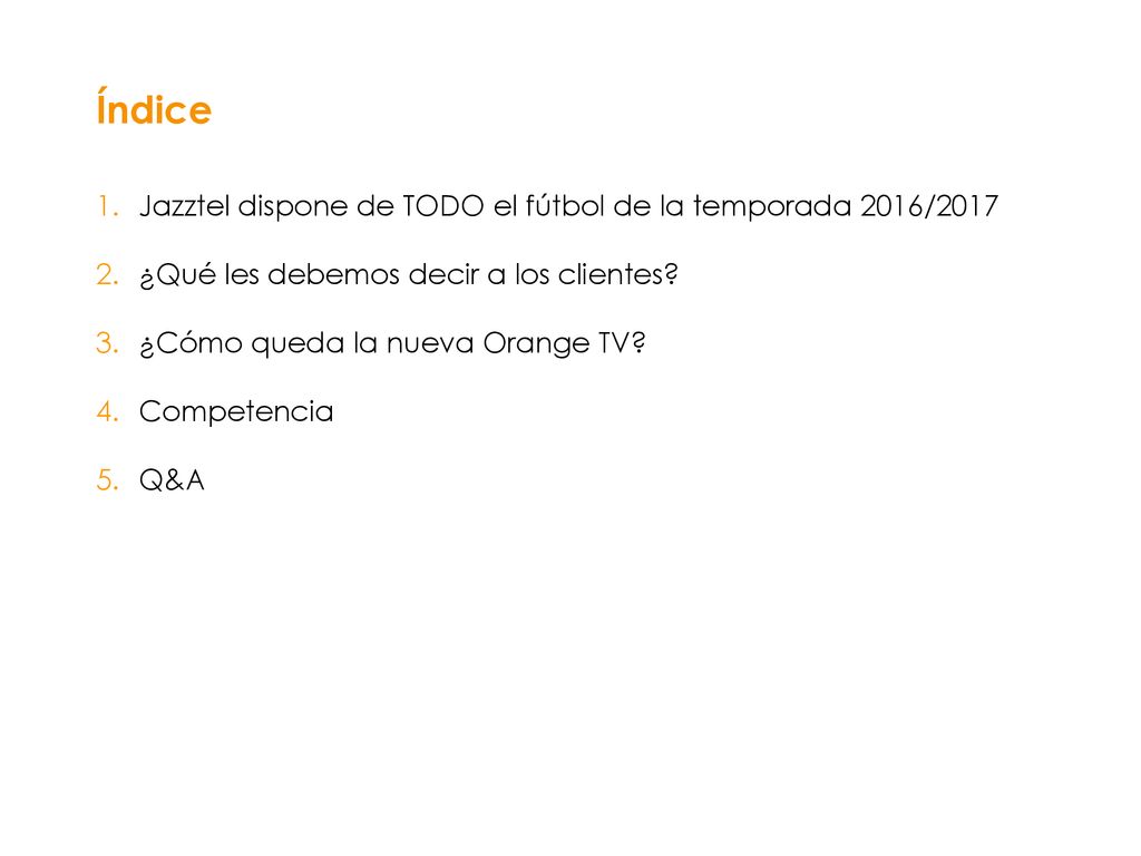 Índice Jazztel dispone de TODO el fútbol de la temporada 2016/2017