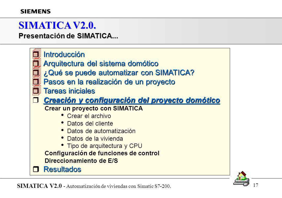      SIMATICA V2.0. Introducción