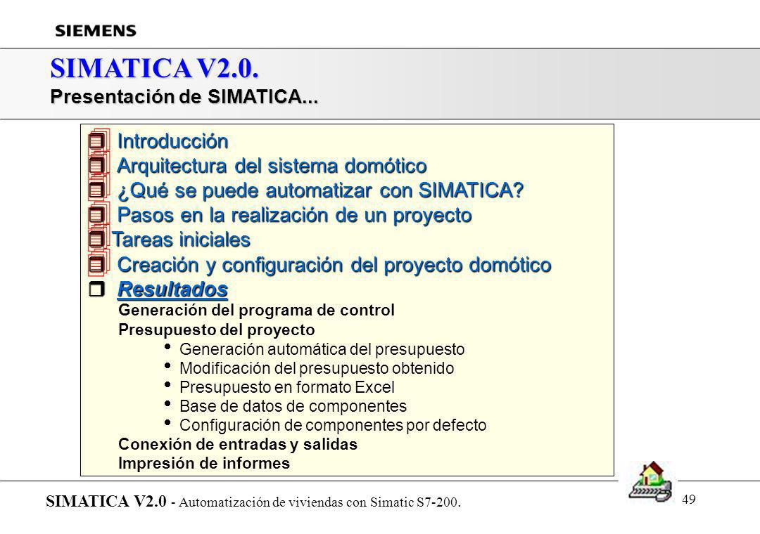       SIMATICA V2.0. Introducción