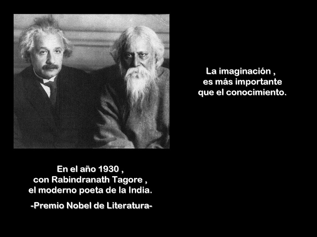 La imaginación , es más importante que el conocimiento.