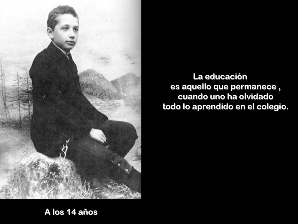 La educación es aquello que permanece , cuando uno ha olvidado todo lo aprendido en el colegio.