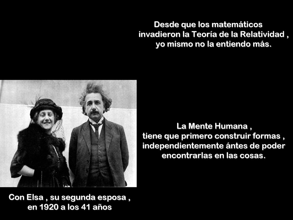 Con Elsa , su segunda esposa , en 1920 a los 41 años
