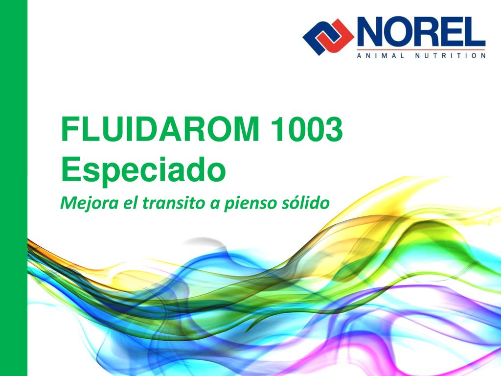 FLUIDAROM 1003 Especiado Mejora el transito a pienso sólido