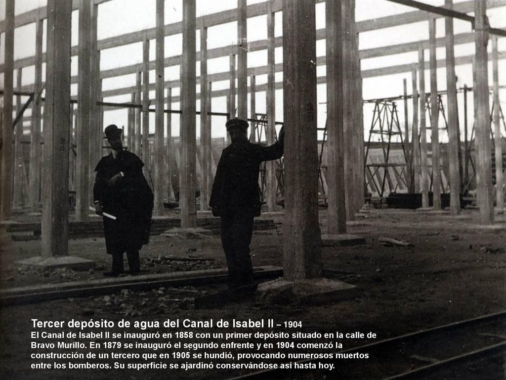 Tercer depósito de agua del Canal de Isabel II – 1904