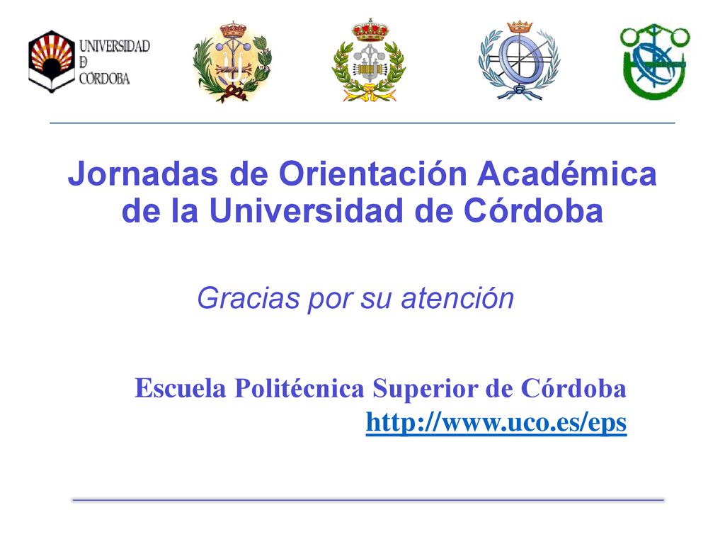 Jornadas de Orientación Académica de la Universidad de Córdoba