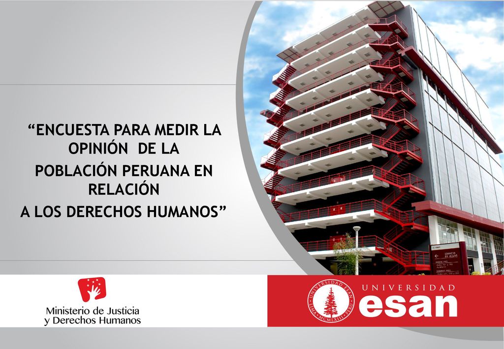 ENCUESTA PARA MEDIR LA OPINIÓN DE LA POBLACIÓN PERUANA EN RELACIÓN