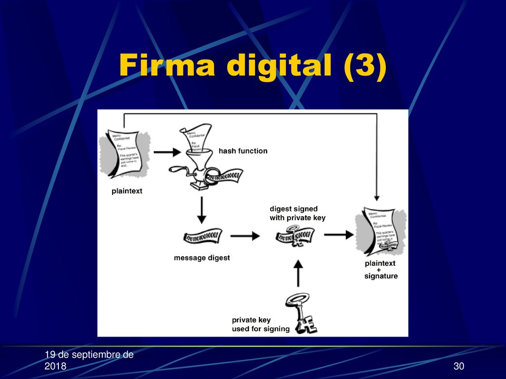 Firma digital (3) 19 de septiembre de de septiembre de 2018