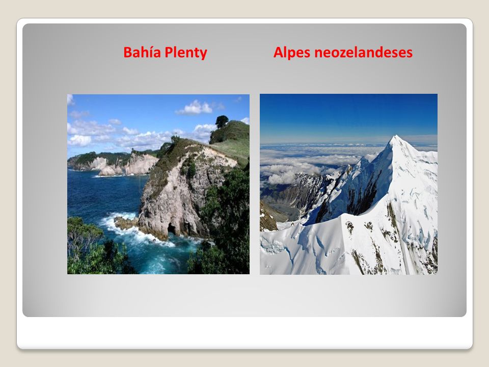 Bahía Plenty Alpes neozelandeses