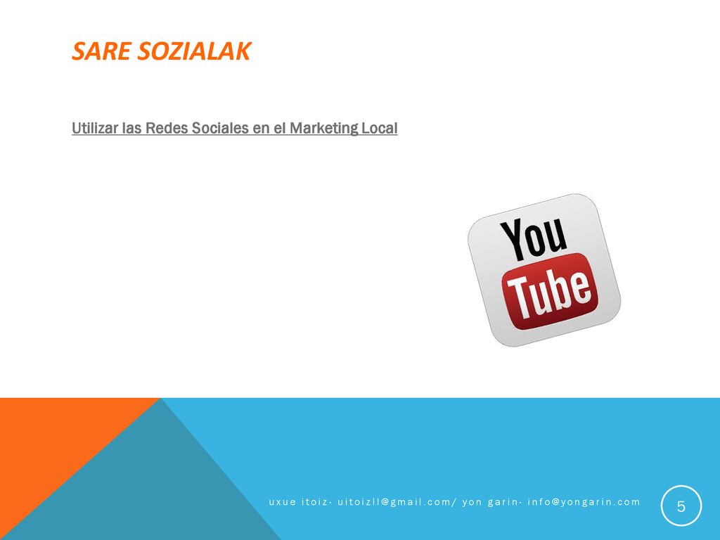 Sare sozialak Utilizar las Redes Sociales en el Marketing Local